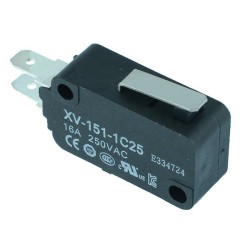 Short Lever V3 Microswitch SPDT 16A 250VAC