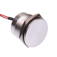Off-(On) 22mm Metal Momentary Piezo Switch SPST Off-(On) 22mm Metal Momentary Piezo Switch SPST