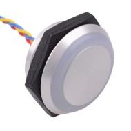 PBAM4AF0002D0B Blue LED 12VDC Momentary NO 30mm Piezo Switch Prewired IP68 PBAM4AF0002D0B Blue LED 12VDC Momentary NO 30mm Piezo Switch Prewired IP68