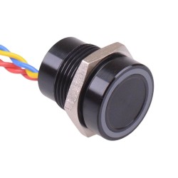 PBAR1AF2000A0W White LED 5VDC Momentary NO 16mm Piezo Switch Prewired IP68 PBAR1AF2000A0W White LED 5VDC Momentary NO 16mm Piezo Switch Prewired IP68