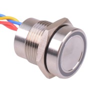 PBAR1AFB000A0S Red LED 5VDC Momentary NO 16mm Piezo Switch Prewired IP68 PBAR1AFB000A0S Red LED 5VDC Momentary NO 16mm Piezo Switch Prewired IP68