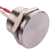 PBAR21FB000 Latching 22mm Stainless Steel Piezo Switch Prewired IP68 SPST PBAR21FB000 Latching 22mm Stainless Steel Piezo Switch Prewired IP68 SPST