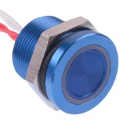 PBAR91F1000W2A Red/Green illuminated Latching 19mm Piezo Switch Prewired IP68 PBAR91F1000W2A Red/Green illuminated Latching 19mm Piezo Switch Prewired IP68