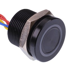 PBAR9AF2000A0B Blue illuminated 5VDC Momentary NO 19mm Piezo Switch Prewired IP68 PBAR9AF2000A0B Blue illuminated 5VDC Momentary NO 19mm Piezo Switch Prewired IP68
