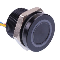 PBAR9AF2000A0W White illuminated 5VDC Momentary NO 19mm Piezo Switch Prewired IP68 PBAR9AF2000A0W White illuminated 5VDC Momentary NO 19mm Piezo Switch Prewired IP68