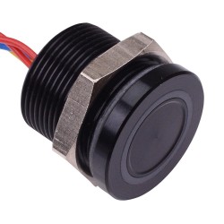 PBAR9AF2000A0Y Yellow illuminated 5VDC Momentary NO 19mm Piezo Switch Prewired IP68 PBAR9AF2000A0Y Yellow illuminated 5VDC Momentary NO 19mm Piezo Switch Prewired IP68