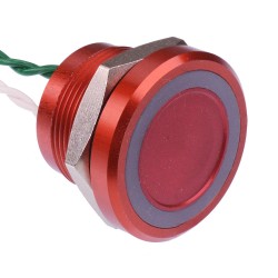 PBARZLF6000Y0S Red LED Latching NO 22mm Piezo Switch Prewired IP68 PBARZLF6000Y0S Red LED Latching NO 22mm Piezo Switch Prewired IP68