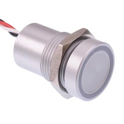 Green / Red 12VDC LED Off-On Capacitive Switch CPB1210000NGSC 