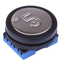 Red 12V illuminated Large Actuator Push Button Switch IP53 LPI5112R1K21705 '5'  Red 12V illuminated Large Actuator Push Button Switch IP53 LPI5112R1K21705 '5'