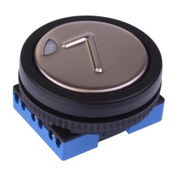 Red 12V illuminated Large Actuator Push Button Switch IP53 LPI5112R1K21707 '7'  Red 12V illuminated Large Actuator Push Button Switch IP53 LPI5112R1K21707 '7'