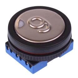 Red 12V illuminated Large Actuator Push Button Switch IP53 LPI5112R1K21709 '9' c Red 12V illuminated Large Actuator Push Button Switch IP53 LPI5112R1K21709 '9' c