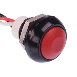 Red Hall Effect Momentary NO Push Button Switch IP67 IHSR36F6  Red Hall Effect Momentary NO Push Button Switch IP67 IHSR36F6