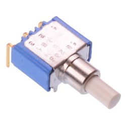 18235WCD3X371 On-(On) Right Angle Momentary PCB Push Button Switch SPDT 0.1A 30VDC