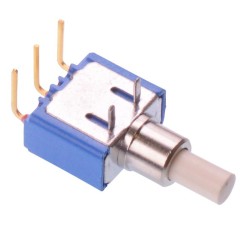 18235WCD3X371 On-(On) Right Angle Momentary PCB Push Button Switch SPDT 0.1A 30VDC