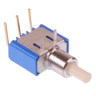 18235WCD5 On-(On) Right Angle Momentary PCB Push Button Switch SPDT 0.1A 30VDC 18235WCD5 On-(On) Right Angle Momentary PCB Push Button Switch SPDT 0.1A 30VDC