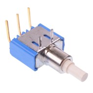 18235WCD6 On-(On) Right Angle Momentary PCB Push Button Switch SPDT 0.1A 30VDC 18235WCD6 On-(On) Right Angle Momentary PCB Push Button Switch SPDT 0.1A 30VDC