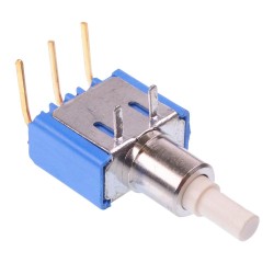 18235WCD6 On-(On) Right Angle Momentary PCB Push Button Switch SPDT 0.1A 30VDC