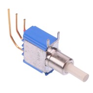 18235WWCD6 On-(On) Right Angle Momentary PCB Push Button Switch SPDT 0.1A 30VDC 18235WWCD6 On-(On) Right Angle Momentary PCB Push Button Switch SPDT 0.1A 30VDC
