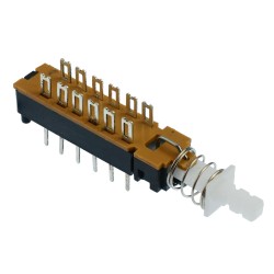 4PDT Latching PCB Switch 0.3A 50VDC 4PDT Latching PCB Switch 0.3A 50VDC