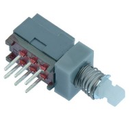Mini Push Button Latching PCB Switch DPDT 30V Mini Push Button Latching PCB Switch DPDT 30V