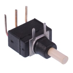 SP35W010000 Off-(On) Momentary Snap-Action Right Angle Push Button Switch SPST
