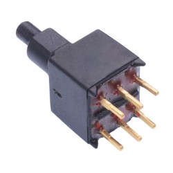 TP42P008000 On-(On) Momentary Sub-Miniature PCB Push Button Switch DPDT TP42P008000 On-(On) Momentary Sub-Miniature PCB Push Button Switch DPDT