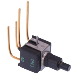 TP43WW08000 Off-(On) Momentary Subminiature Washable PCB Push Button Switch DPST TP43WW08000 Off-(On) Momentary Subminiature Washable PCB Push Button Switch DPST