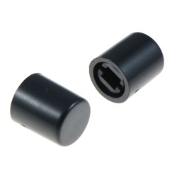 Black 3.3 x 3.3mm Push Button Switch Cap Black 3.3 x 3.3mm Push Button Switch Cap