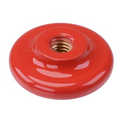 U6426 Red Brass Mushroom Actuator for 13000 Series Push Button Switch