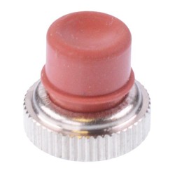 Red Sealing Boot for 6.35mm 9000, 13000, 18000 Push Button Switches U1401-6 