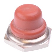 Red Silicone Boot for 12mm Push Button Switches U1654-6 