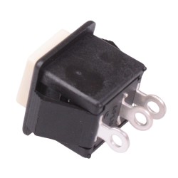 Ivory Momentary Changeover Push Button Switch SPDT 3A 1415NC7 