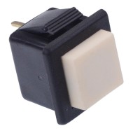White On-(Off) Normally Closed Momentary Push Button Switch SPST 3A 1442N  White On-(Off) Normally Closed Momentary Push Button Switch SPST 3A 1442N