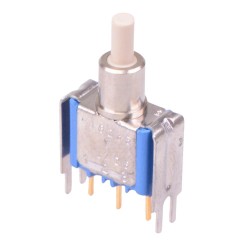 On-(On) Momentary Bracket Mount Push Button Switch SPDT 0.1A 30VDC 18235YCD5 
