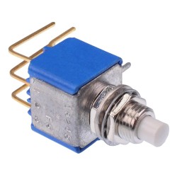 On-(On) Right Angle Momentary PCB Push Button Switch DPDT 0.1A 30VDC 18245WCD3X386  On-(On) Right Angle Momentary PCB Push Button Switch DPDT 0.1A 30VDC 18245WCD3X386