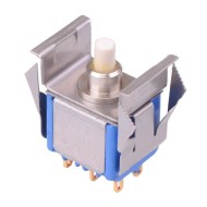 On-(On) Momentary Panel Mount Push Button Switch DPDT 0.1A 30VDC 18845CD  On-(On) Momentary Panel Mount Push Button Switch DPDT 0.1A 30VDC 18845CD