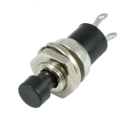 Black Mini Off(On) Momentary Switch SPST Black Mini Off(On) Momentary Switch SPST