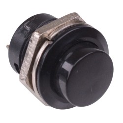 Black Momentary Off-(On) Push Button 16mm 3A SPST Black Momentary Off-(On) Push Button 16mm 3A SPST