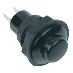 Black Off-(On) Low Profile Round 12mm Momentary Push Button Switch 1.5A SPST Black Off-(On) Low Profile Round 12mm Momentary Push Button Switch 1.5A SPST