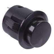 Black Push-Fit 16mm Momentary Off-(On) Push Button Switch 3A SPST Black Push-Fit 16mm Momentary Off-(On) Push Button Switch 3A SPST