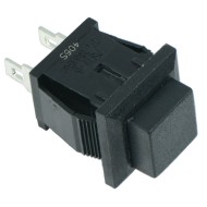 Black Square Momentary On-(Off) Push to Break Switch 1A SPST Black Square Momentary On-(Off) Push to Break Switch 1A SPST