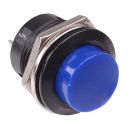 Blue Momentary Off-(On) Push Button 16mm 3A SPST Blue Momentary Off-(On) Push Button 16mm 3A SPST