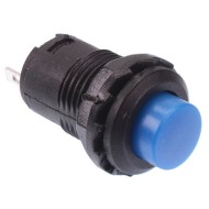 Blue Off(On) Momentary Round 12mm Switch SPST Blue Off(On) Momentary Round 12mm Switch SPST
