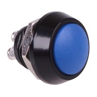 Blue Round Off-(On) Momentary 12mm Metal Push Button Switch Screw IP65 SPST Blue Round Off-(On) Momentary 12mm Metal Push Button Switch Screw IP65 SPST