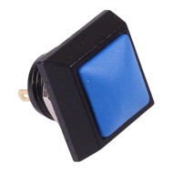 Blue Square Off-(On) Momentary 12mm Metal Push Button Switch IP65 SPST Blue Square Off-(On) Momentary 12mm Metal Push Button Switch IP65 SPST