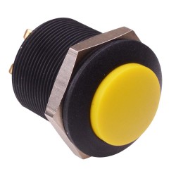 Yellow Off-(On) Momentary 24mm Push Button Switch DPST FPAR3B1452X0X Yellow Off-(On) Momentary 24mm Push Button Switch DPST FPAR3B1452X0X