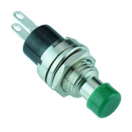 Green Off-(On) Miniature Metal Push Button Switch SPST Green Off-(On) Miniature Metal Push Button Switch SPST