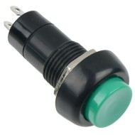 Green On-Off Latching Round Push Button Switch 12mm SPST Green On-Off Latching Round Push Button Switch 12mm SPST