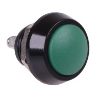 Green Round Off-(On) Momentary 12mm Metal Push Button Switch Screw IP65 SPST Green Round Off-(On) Momentary 12mm Metal Push Button Switch Screw IP65 SPST