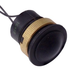 Black Low Profile 16mm Push Button Switch SPST-NO IP67 IAR3F1200X1223-07  Black Low Profile 16mm Push Button Switch SPST-NO IP67 IAR3F1200X1223-07
